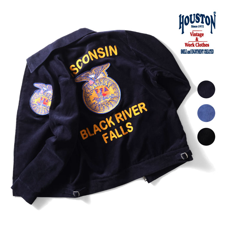 HOUSTON / ヒューストン 51448 CORDUROY EMBROIDERY JACKET (FFA