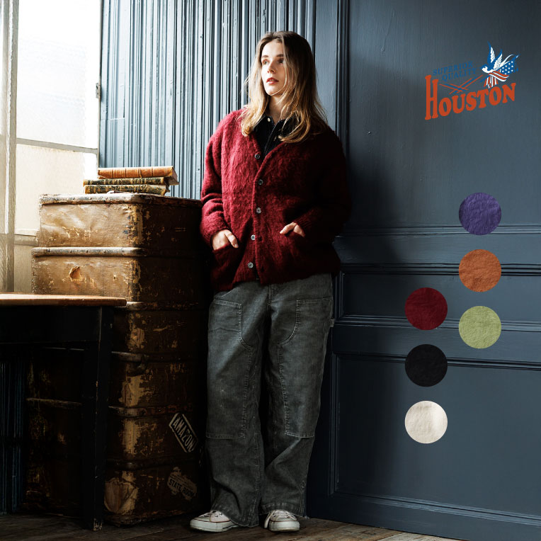 HOUSTON woman / ヒューストン ウーマン 2021W MOHAIR TOUCH CARDIGAN