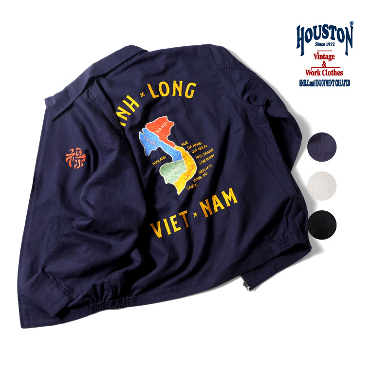 HOUSTON / ヒューストン 51592 COTTON LINEN VIETNAM JACKET(MAP