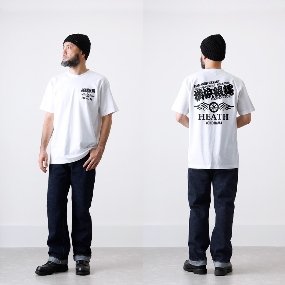 HEATH】HEATH × 横浜銀蝿 ヘビーウエイトコラボTシャツ 