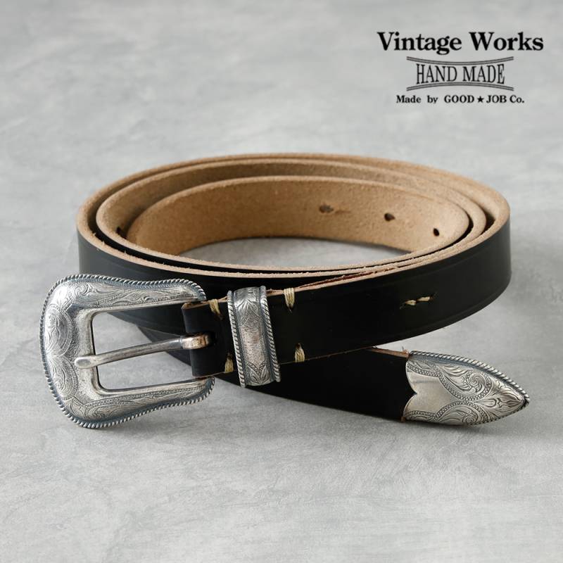 Vintage Works】DH5744 25mm CHROMEXCEL WESTERN BELT クロムエクセル