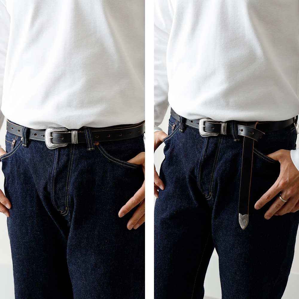 Vintage Works】DH5744 25mm CHROMEXCEL WESTERN BELT クロムエクセル