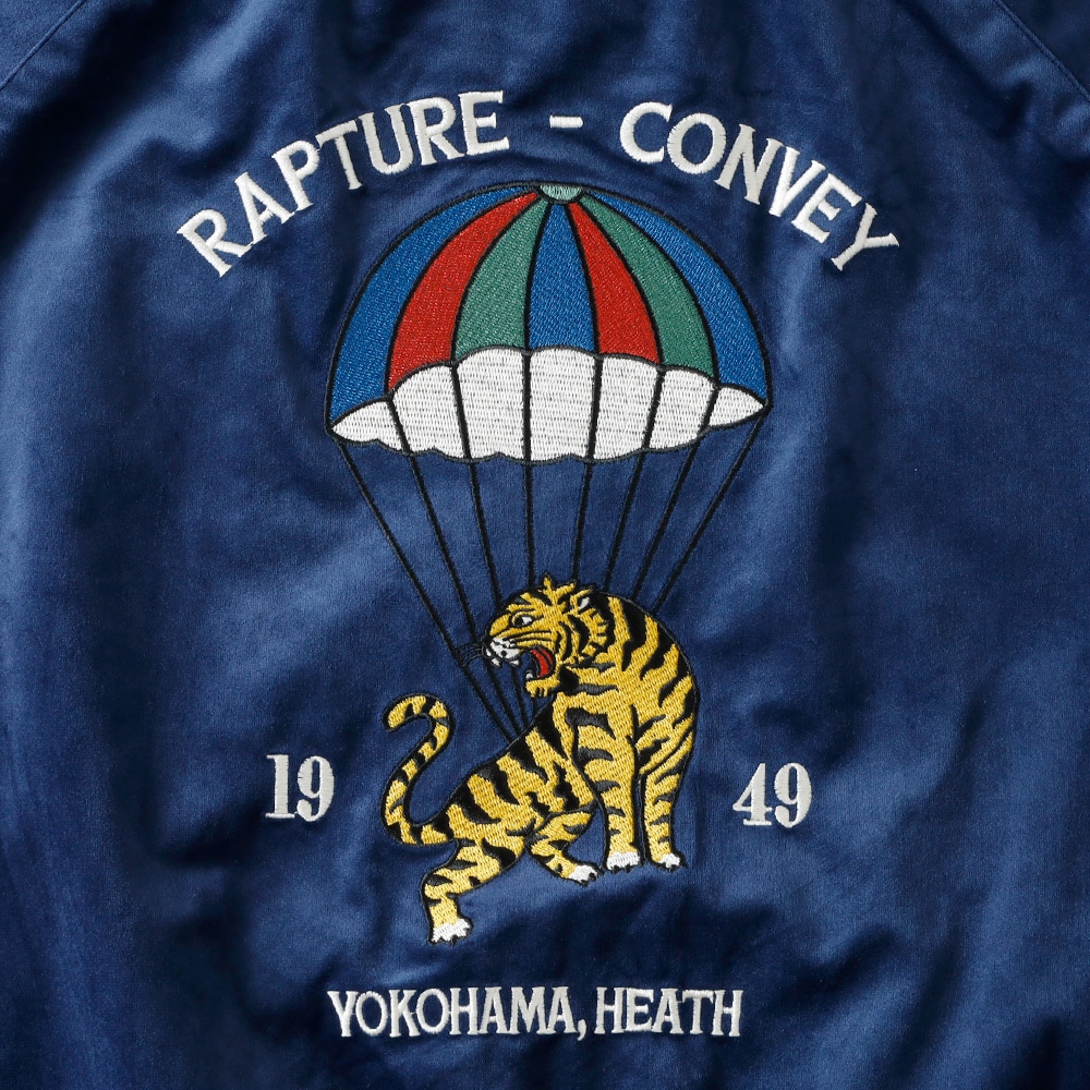 HEATH】EMBROIDERED VELOUR SUKAJAN 刺繍ベロアスカジャン”TIGER