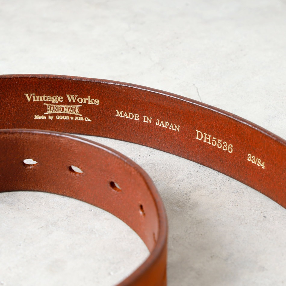 Vintage Works】DH5536 HAND MADE LEATHER BELT｜アメカジファッション