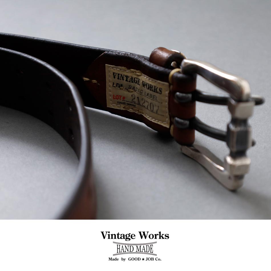 Vintage Works】HAND MADE LEATHER BELT｜アメカジファッション通販