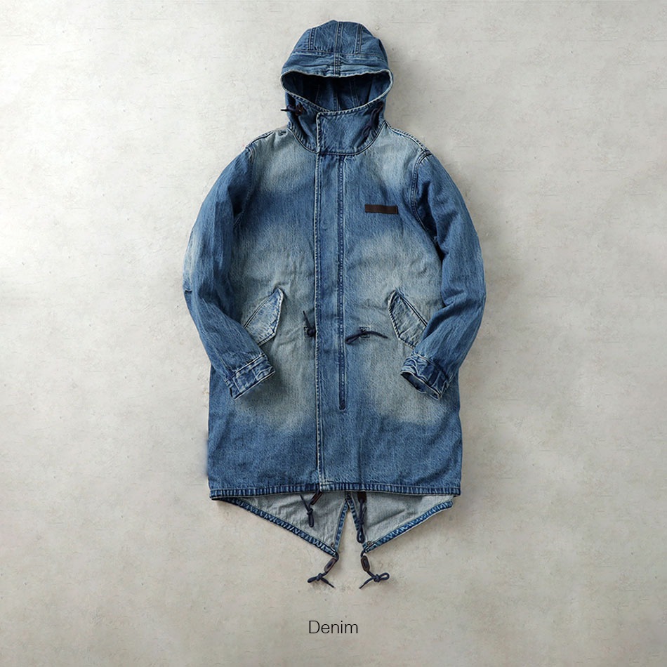 BLUEPORT】DENIM MODS COATデニムモッズコート 