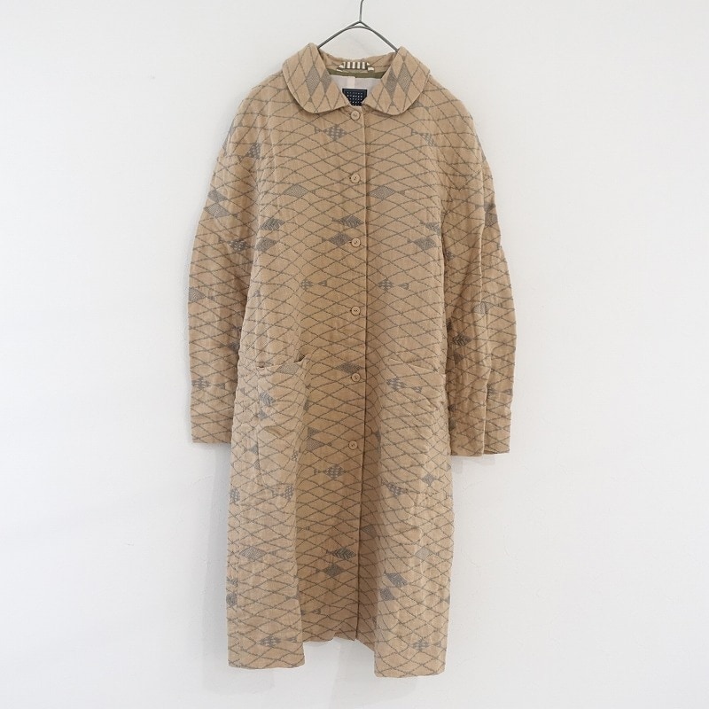 ミナペルホネン mina perhonen pacificリネンエンブロイダリーコート