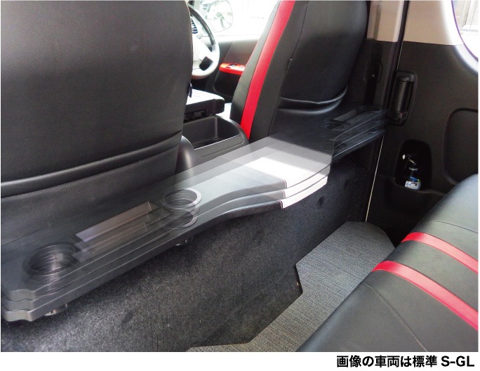 ハイエース バン200系 DX用（標準ボディ） セカンドテーブル 跳ね上げ