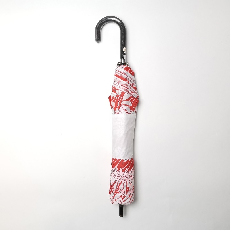 傘・折りたたみ傘・日傘の販売 ショートワイド傘 ガーベラ柄 雨晴兼用