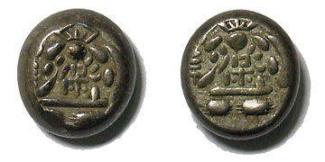 天保豆板銀 両面大黒 4.4g | 明治以前の日本の古銭,丁銀・豆板銀,天保