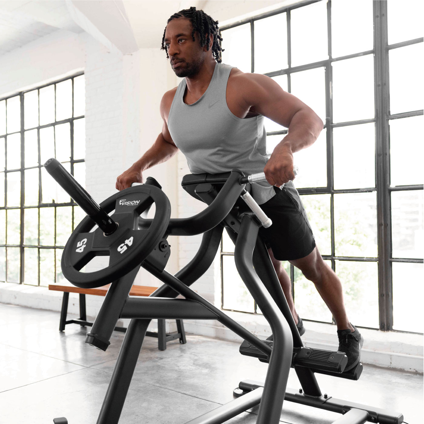 VST600-PL36（インクラインレバーロー）｜業務用プレートローディング