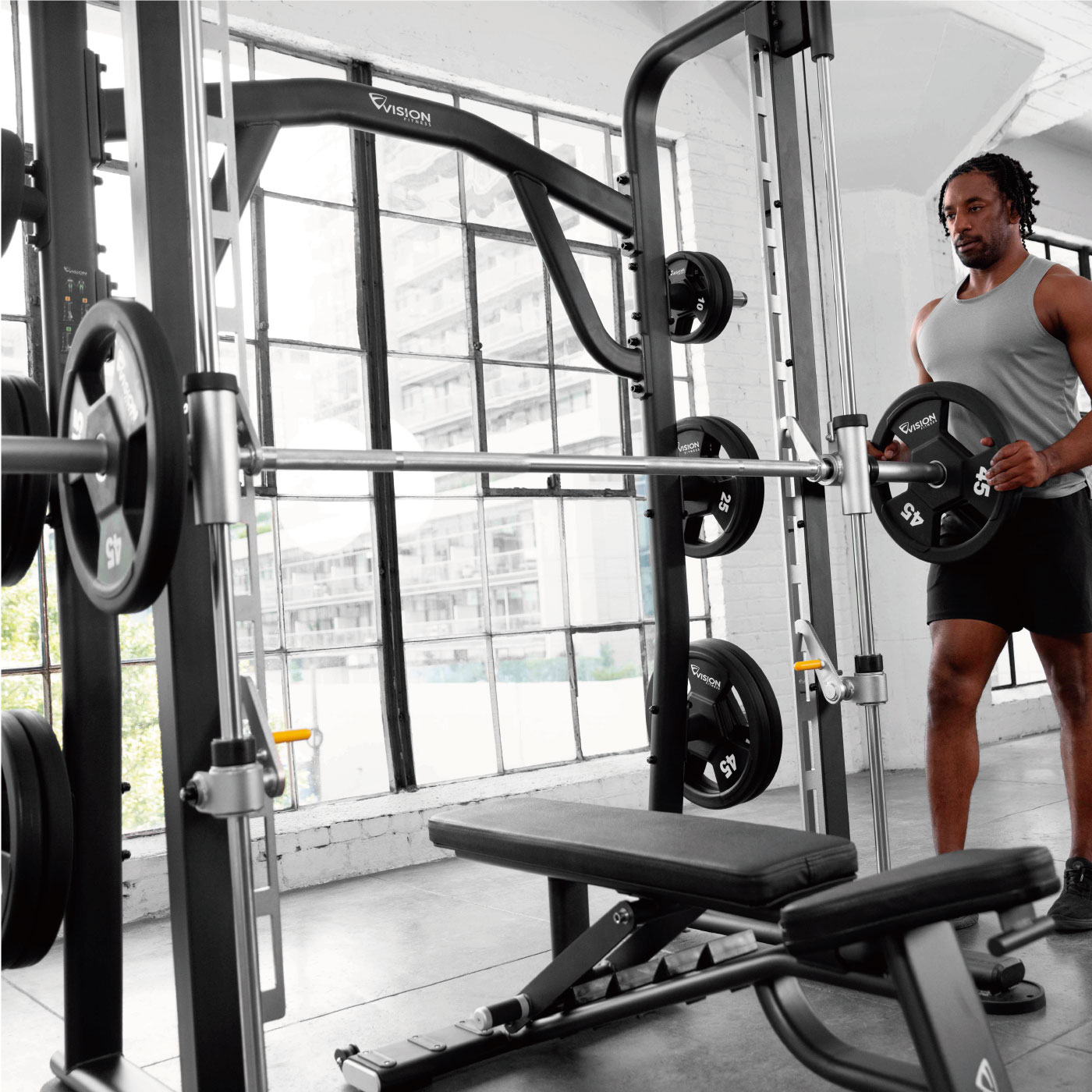 VST600-PL62（スミスマシン）｜業務用プレートローディングマシン