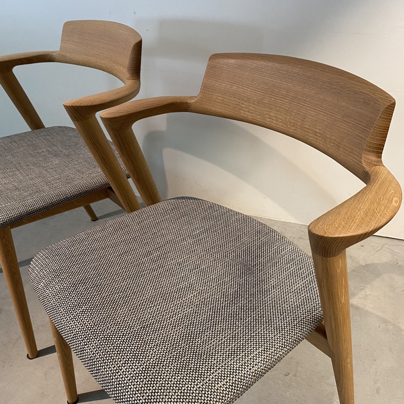 OUTLET】SEOTO セミアームチェア（張り座） 2脚セット | SALE