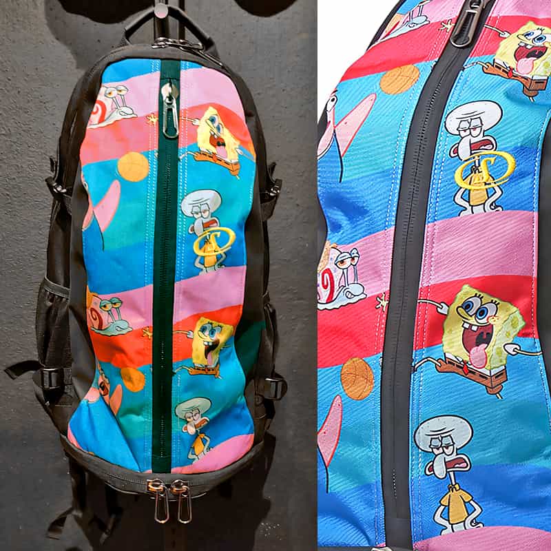 スポンジボブ ケイジャー ウエーブ ピンクカラフル バスケットボール