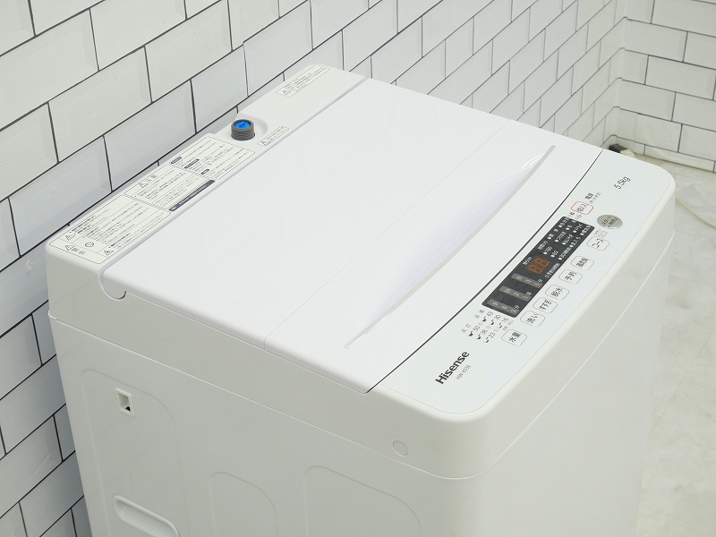 ハイセンス製2024年式5.5kg中古全自動洗濯機 HW-K55E