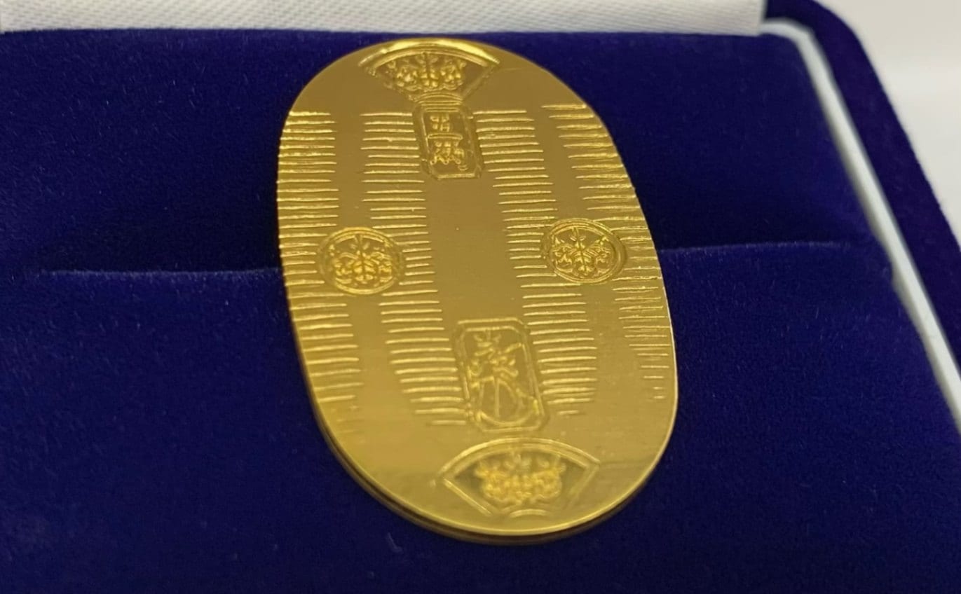 純金小判天保五両判（レプリカ）5gUP造幣局検定刻印入 | 小判/500g