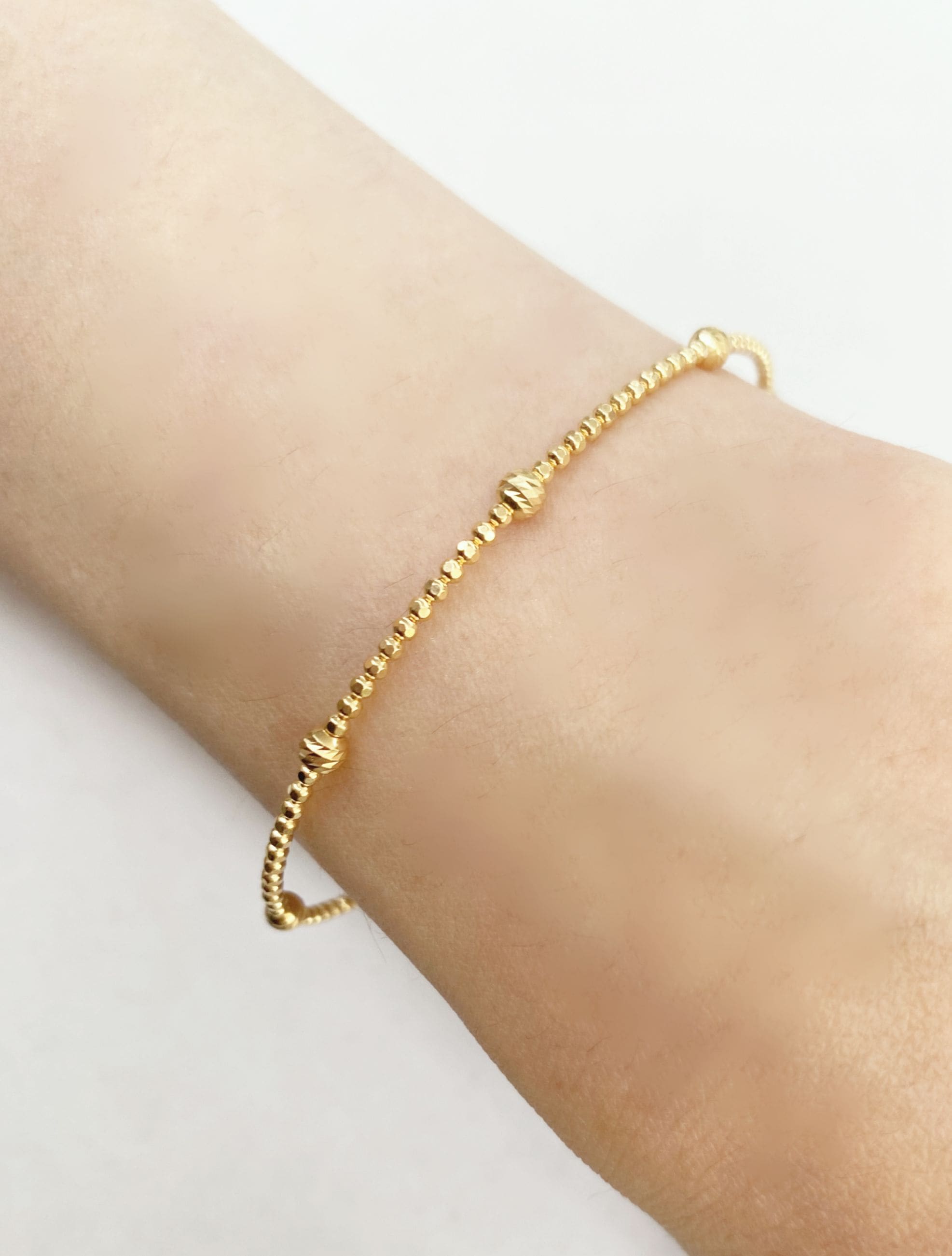 K18 ステーションスラッシュバングル G＃165 | ブレスレット,K18