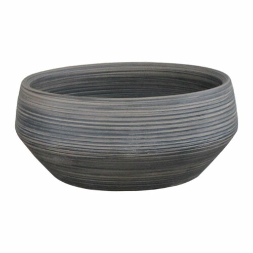 洗面ボウル 陶器 石鉢風 置き型(オンカウンターシンク)オーバーフロー