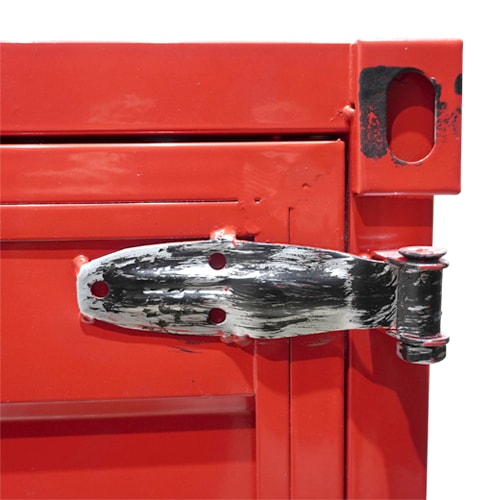 コンテナボックス ミニコンテナ 収納 下駄箱 おしゃれ インテリア 赤