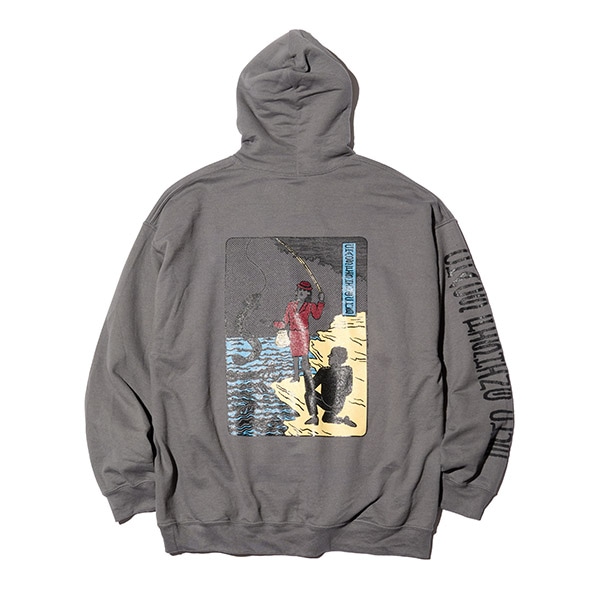 Chaos Fishing Club】PRINCESS M HOODIE charcoal gray カオス