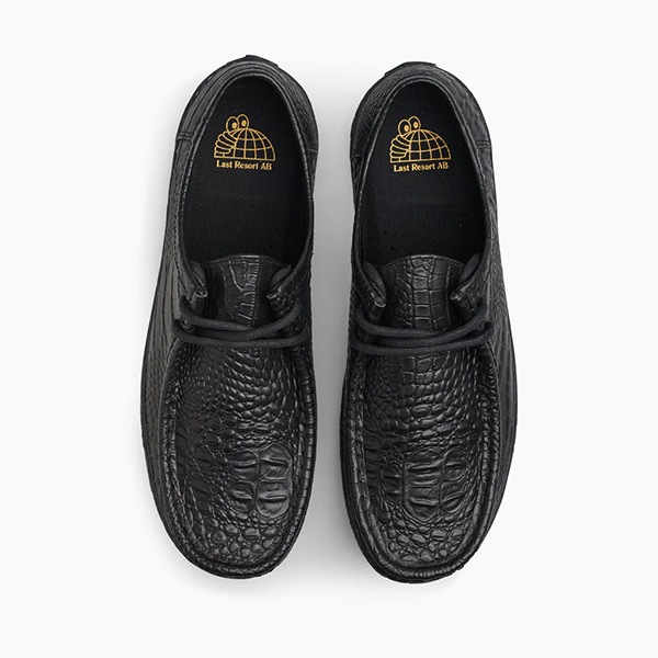 Last Resort AB】VM006 LO MOC black croc/black ラストリゾート