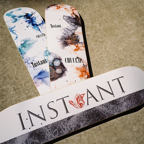 CHUULIP×instant】30TH ANNIV MARBLE #1 DECK -orange- 8.0インチ