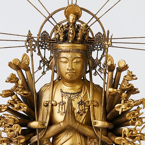 TanaCOCORO[掌] 千手観音～慶派～ | 仏像フィギュアのイスムウェブショップ