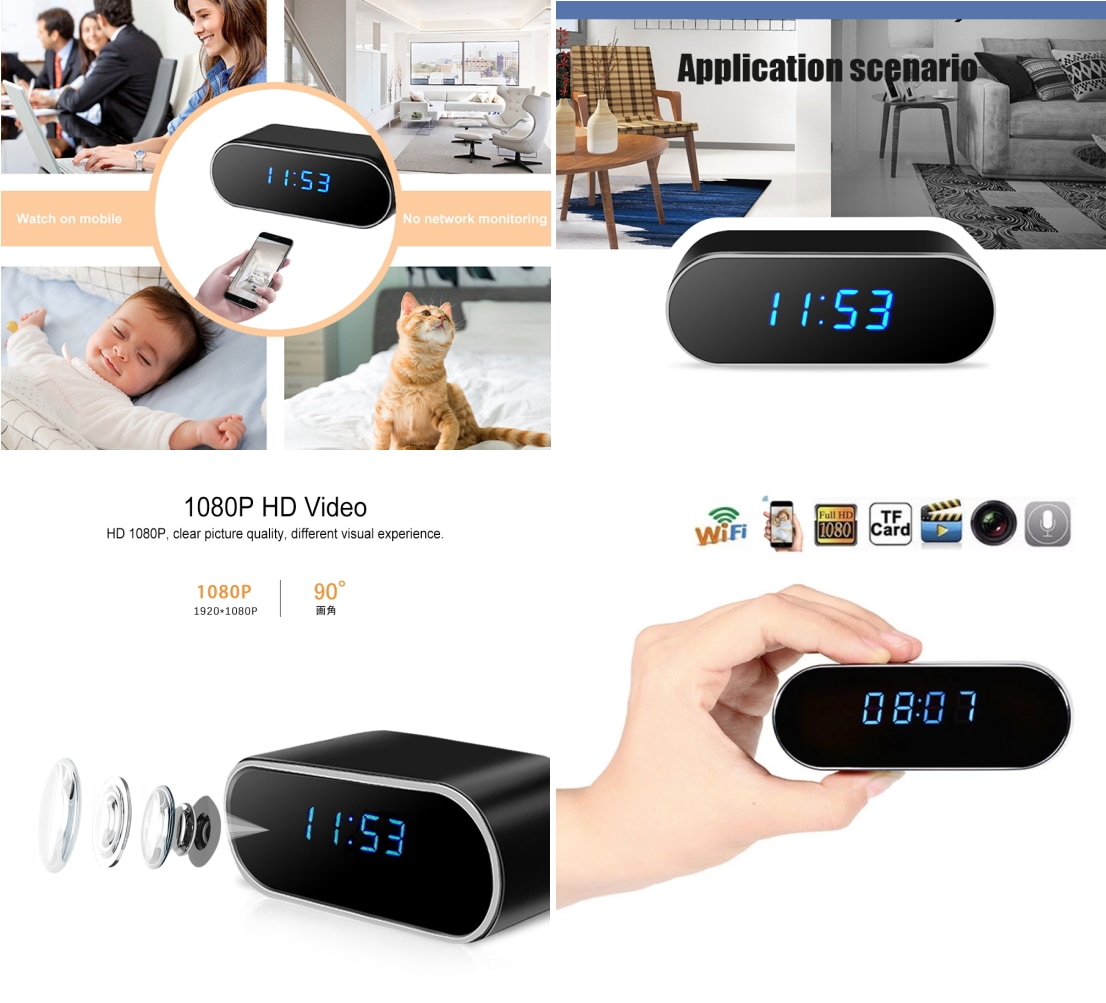 送料無料・税込み】最新 置時計型防犯カメラ TB-Z10 Wi-Fi 安心 見守り