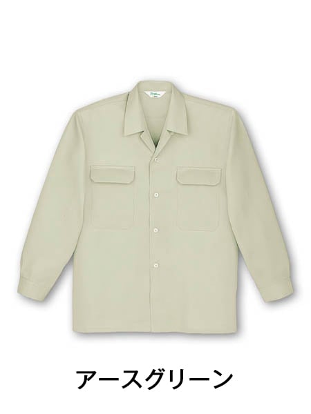 TomoeSAKURA】 7650 長袖オープンシャツ [通年]通販ページ│自重堂