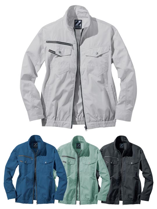 Z-DRAGON】 74080 空調服(R)長袖ブルゾン(ファン無し) [春夏]通販