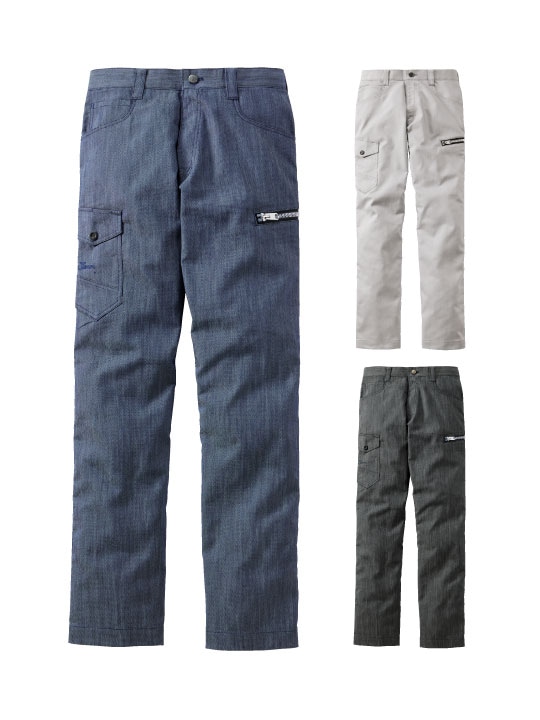 Jawin】 53402 ストレッチノータックカーゴパンツ[2023年秋冬]※SLIM