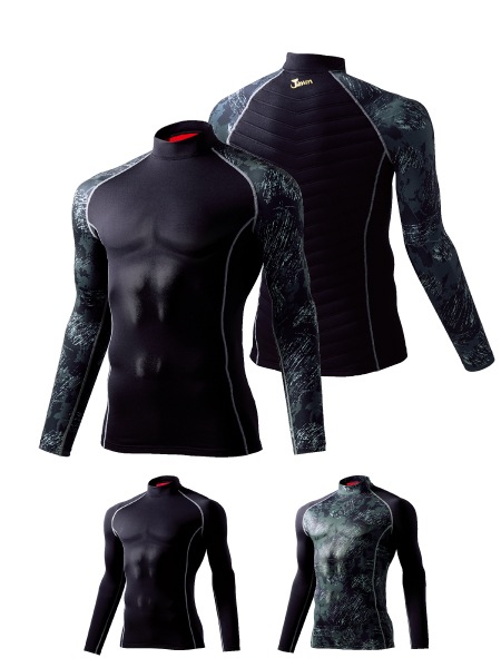 Jawin】 58234 ハイネックロングスリーブ[秋冬]＜名入れ刺繍加工不可