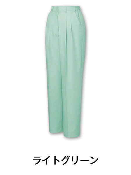 JICHODO】 45306 製品制電清涼レディースツータックパンツ(裏付) [春夏