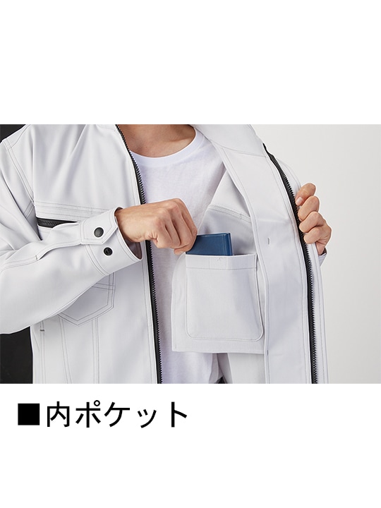 Z-DRAGON】76810 エコ製品制電ストレッチ半袖ジャンパー[2024年春夏