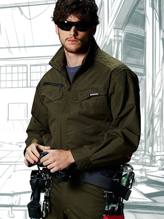 Z-DRAGON】 74030 空調服(R)長袖ブルゾン(ファン無し) [春夏]通販