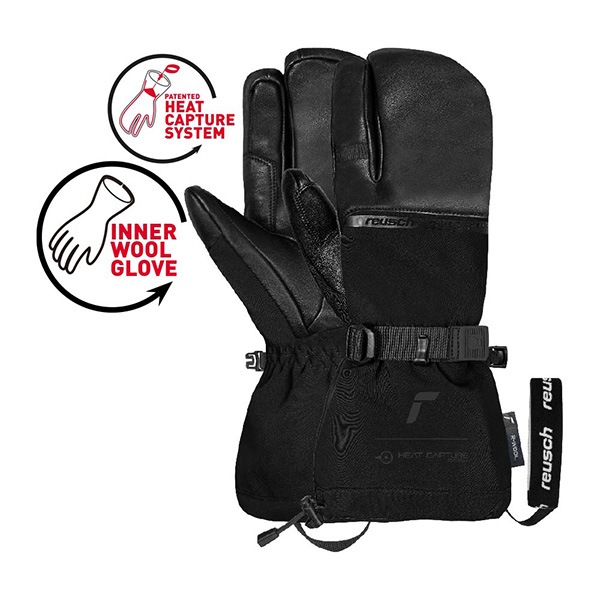 REUSCH ロイシュ メンズ スキー グローブ 6502705 DUALITY R-WOOL
