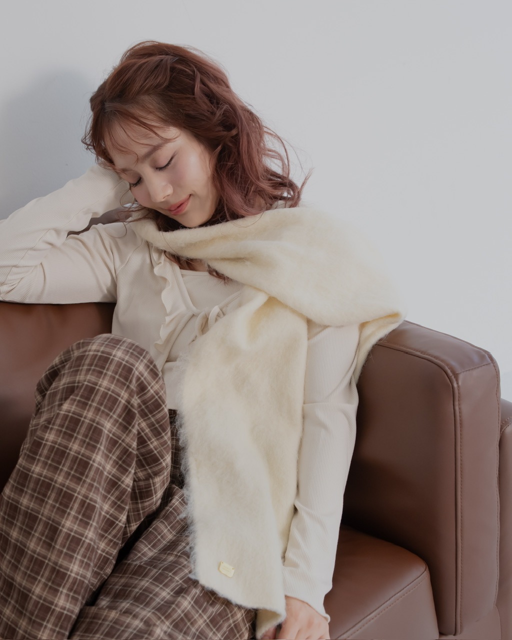 モヘアフードマフラー #3カラー | JUMELLE | JUMELLE