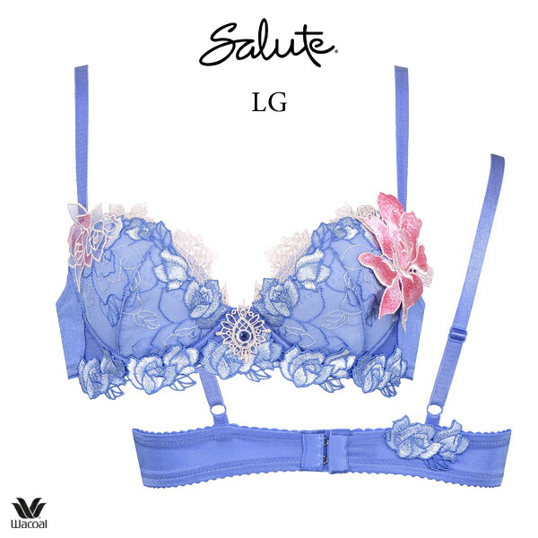 ワコール サルート 76G ブラジャー BTJ476 3/4カップワイヤー P-up
