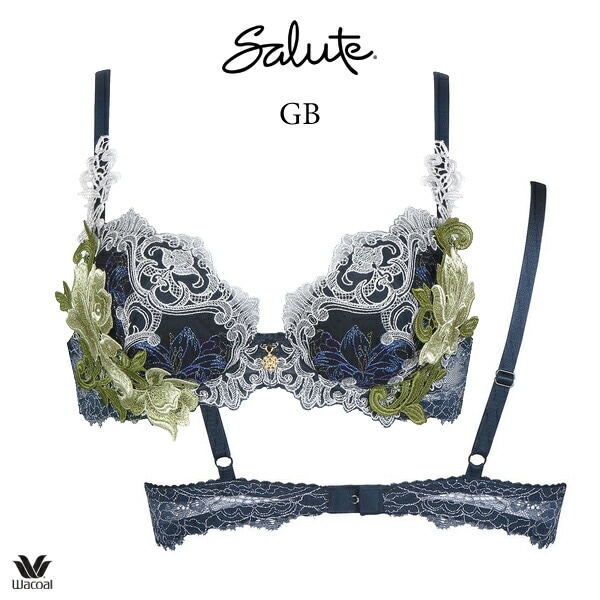 ワコール サルート 82G ブラジャー BTJ482 3/4カップワイヤー P-up