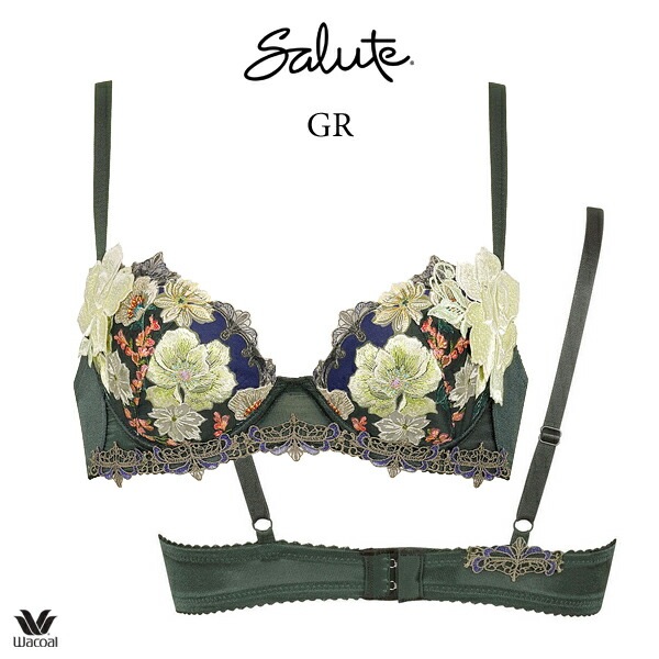 ワコール サルート 93G ブラジャー BTJ493 3/4カップワイヤー P-up