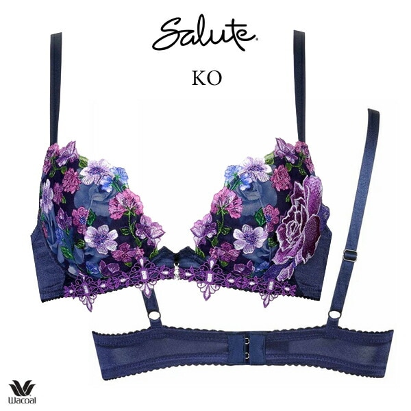 ワコール サルート 60G ブラジャー BTJ760 3/4カップワイヤー フロント