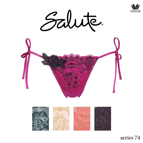 ワコール サルート 74G ショーツ PTJ474 M ソング Tバック ひもパン