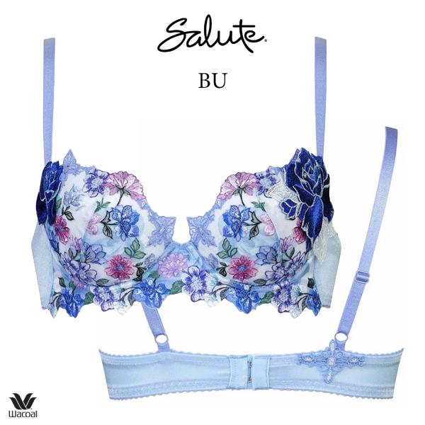 ワコール サルート 60G ブラジャー BTJ460 3/4カップワイヤー P-up