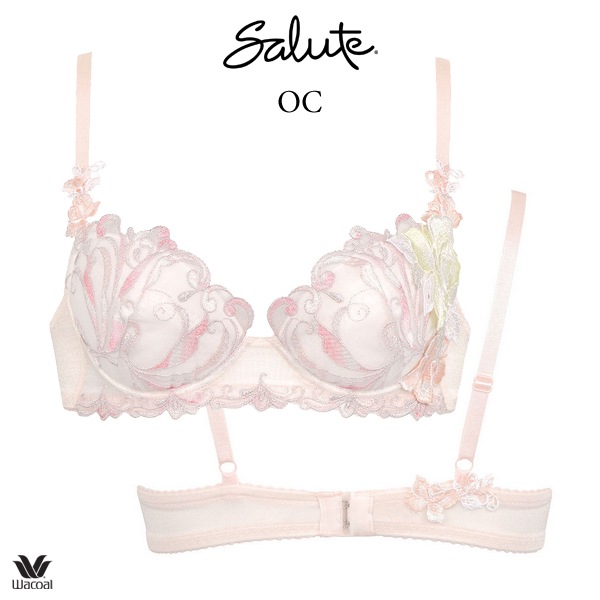 ワコール サルート 66G ブラジャー BTJ466 3/4カップワイヤー P-up