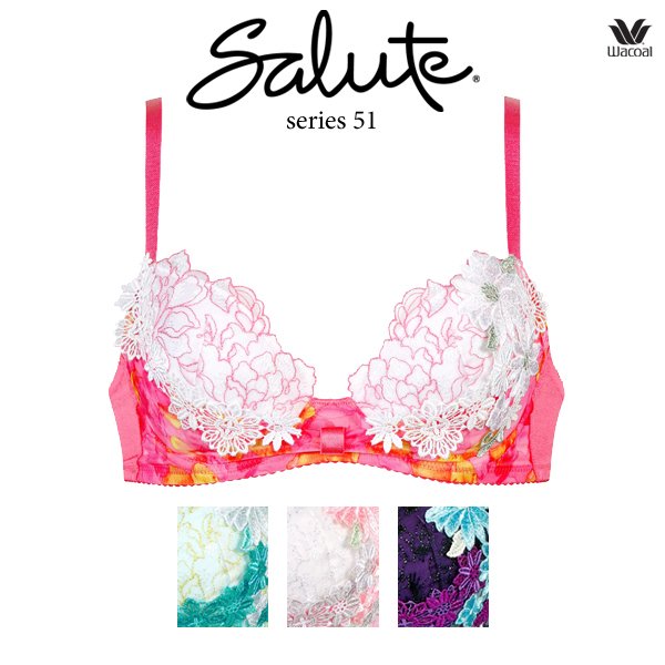 ワコール サルート 51G ブラジャー BTJ751 3/4カップワイヤー