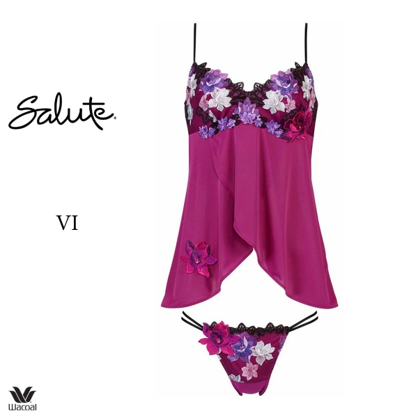 ワコール サルート 30G セットアップランジェリー キャミソール＋