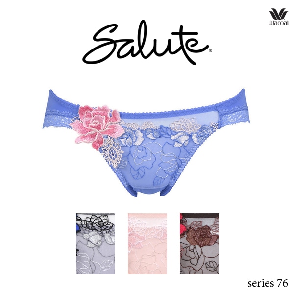 ワコール サルート 76G ショーツ PTJ776ML ハイレッグ ノーマルタイプ