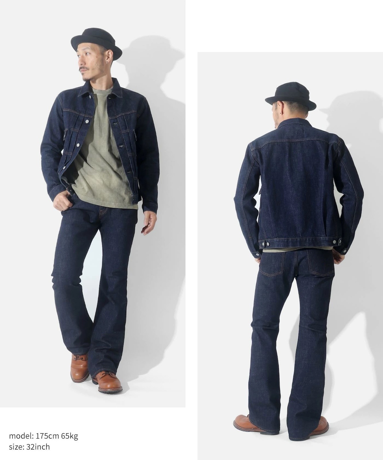 15oz Selvedge Bootcut Denim / 15ozセルビッチ ブーツカットデニム