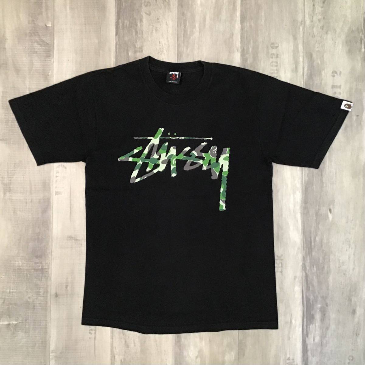 bape × stussy 30周年記念 Tシャツ Sサイズ ABCカモ green a bathing