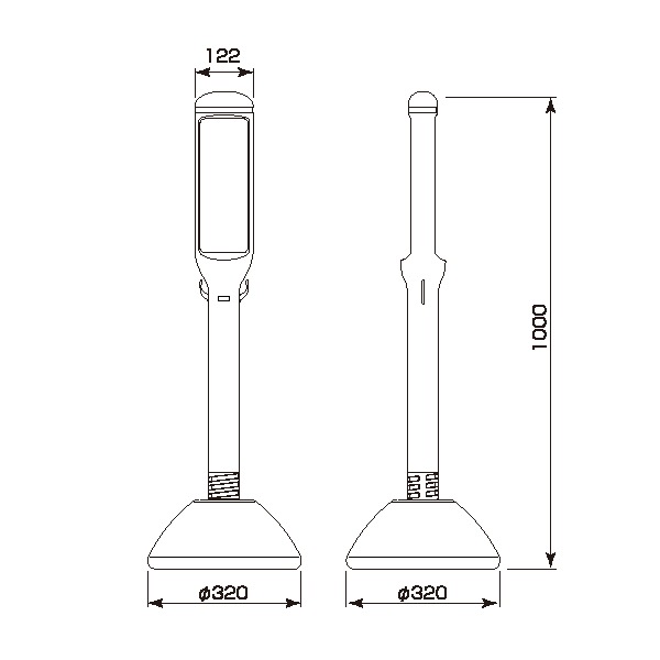 サインポール(各種)│スリムデザインが特徴のサインスタンド｜サイン